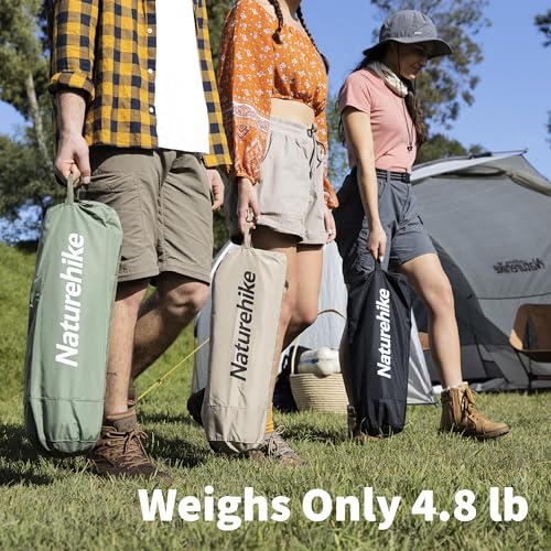 Image of Naturehike GreenWild Camping Cot, Ultralight Folding Backpacking Cot, 60-Second Easy Set-Up, Supports 330lbs, Portable Camping Bed for Adults for Camping Hiking Travel Home