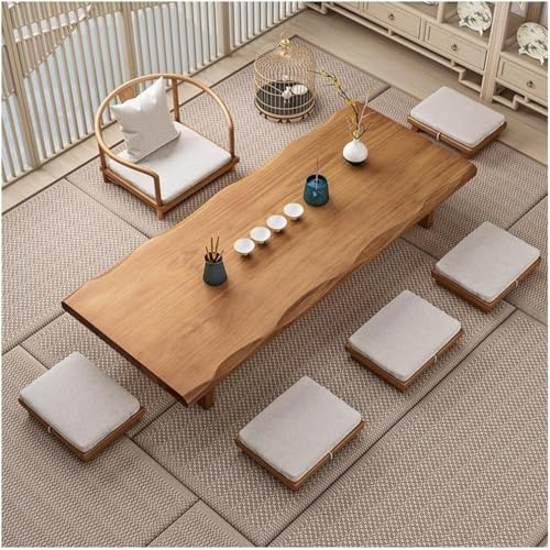 Table basse tatami en bois gain de place et multi-usage pour salon