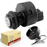 Roykaw Golf Cart Starter Ignition Key Switch Replacement Compatible with Yamaha G22/G29/Drive 2 G&E Models, 2 Positions-On/Off, No-wiring/Includes 2 Keys, OEM# JW1-H2510-00, JU2-H2510-10, JU2-H2510-20