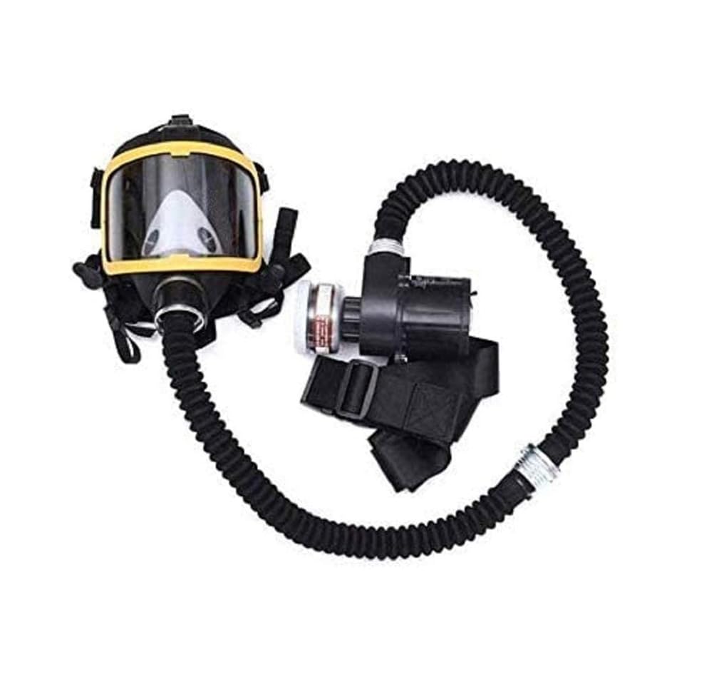 Elettrico a Flusso costante Alimentato ad Aria a Pieno facciale Maschera Antigas Strumento di verniciatura a spruzzo Dispositivo Sistema respiratorio Tubo di respirazione Regolabile
