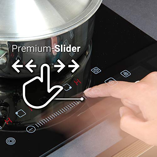 Keramische kookplaat 80 cm / 8,6 kW / 5 Kookzones / 15 vermogensniveaus/drievoudige en braadzone/Touch Slider / KF7705RL - Image 6