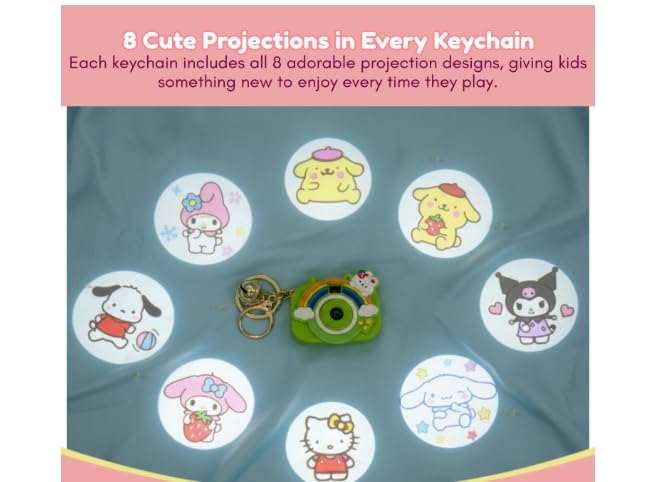 Image of Characters Projection Keychain Toy for Kids - Pack of 6