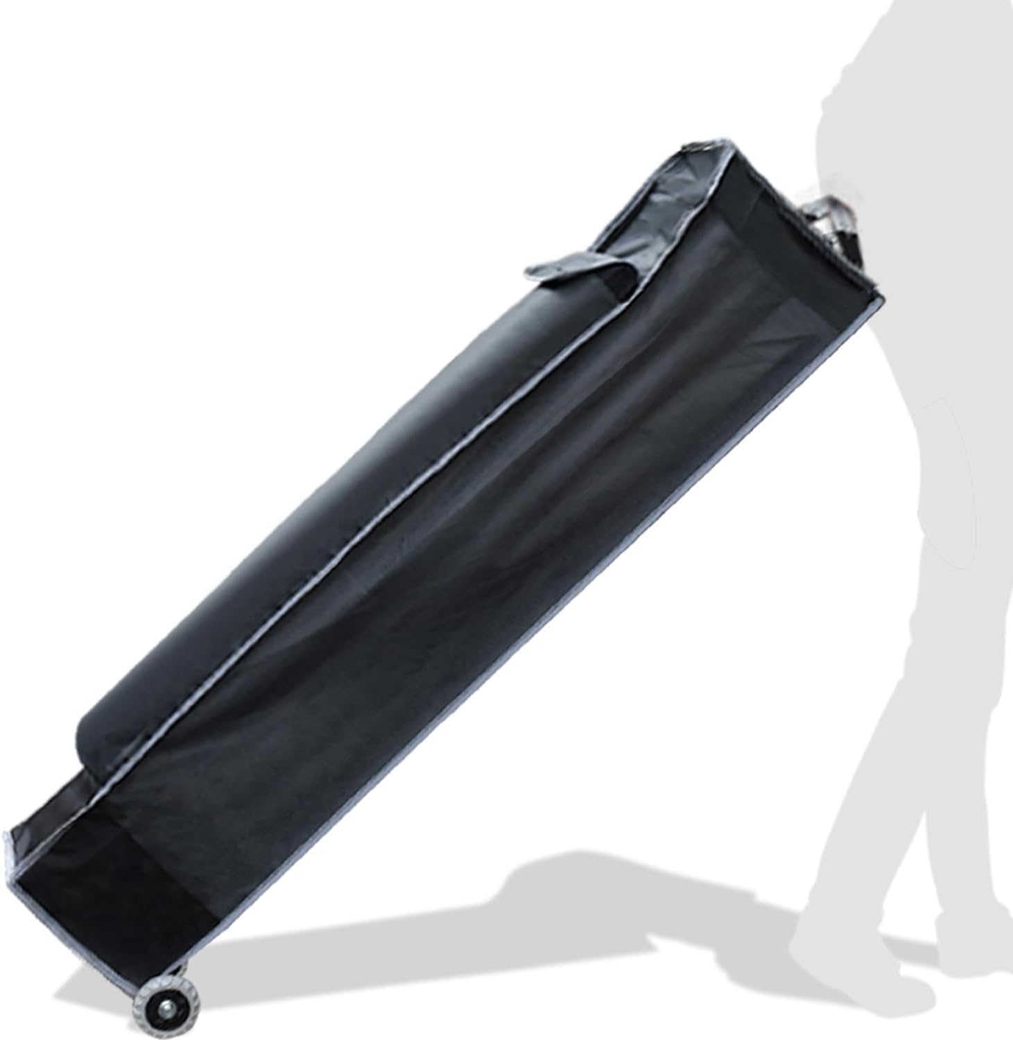 EurmaxUSA Heavy Duty Wheeled Roller Bag Pop up Canopy Tent Universal Rolling Storage Bag for 10x10 Canopy Instant Tent (Dark Black)