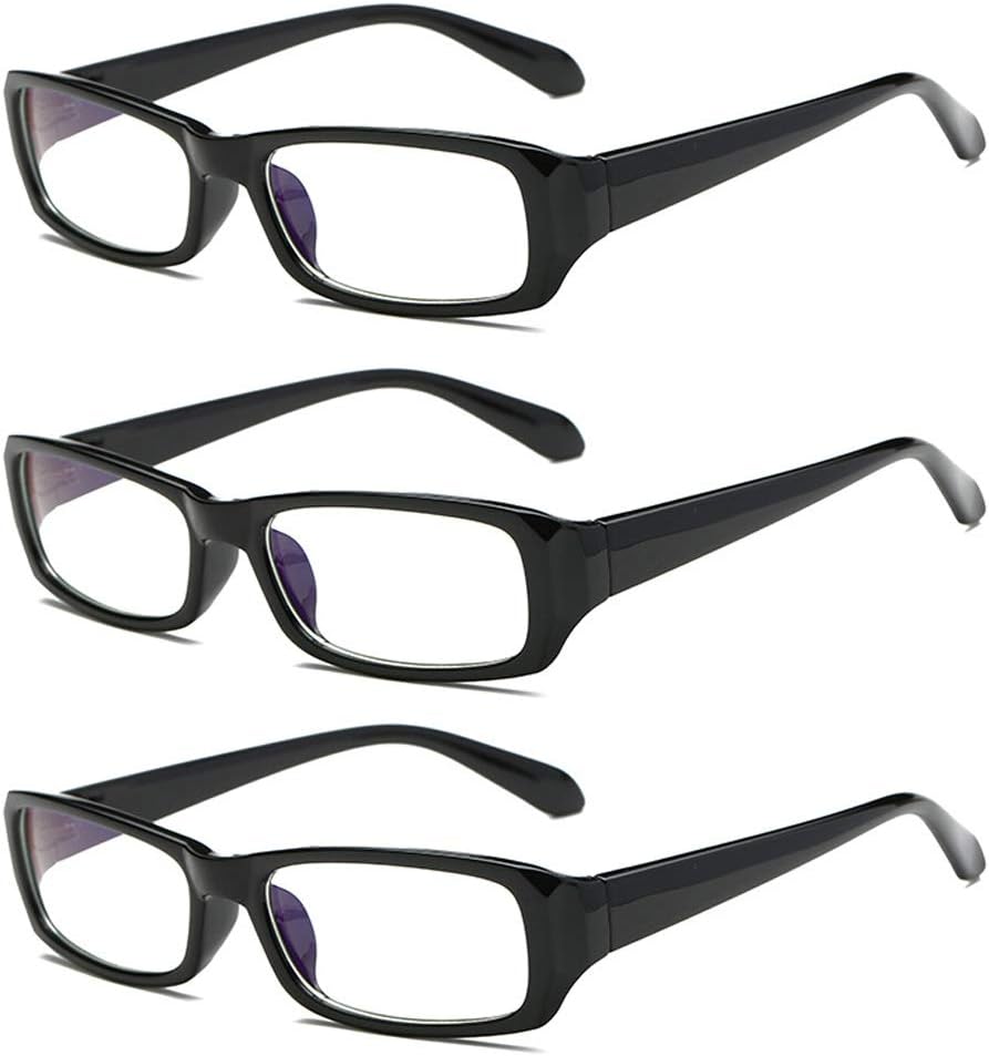 3 PRS Distance Glasses Mens Womens Nearsighted Eyewear Classic Style Myopia Glasses