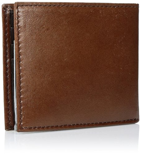 Ariat Men's Tonal Brown Floral Inlay Trifold Leather Wallet, Compact, One Size #TOP1
