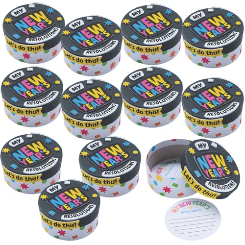 Fun Express New Year's Resolution Box CK-12 - Craft Kits - 12 Pieces