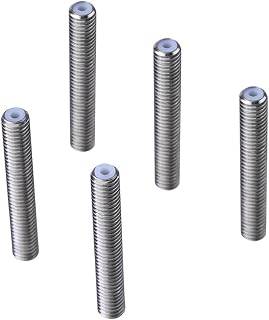 Professional 5pcs Stainless Steel M6 NTube Accessary for 3D Printer MK8 Extruder 1.75mm (M6*40mm)