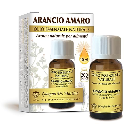 Dr Giorgini ARANCIO AMARO Olio Essenziale naturale - 10 ml (aroma per alimenti)