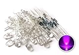microtivity IL161 5mm Clear Pink LED w/ Resistors (Pack of 30)