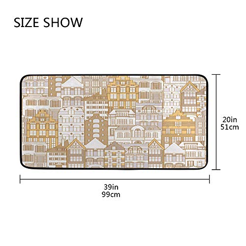 Tapis de cuisine anti-fatigue antidérapant et imperméable