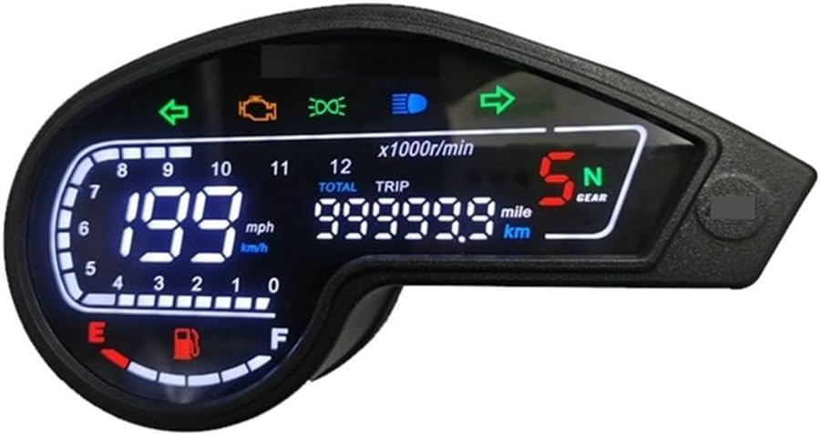 Motorcycle Odometer Gauge Motorcycle Digital Odometer Tachometer Tachometer For NXR150 125 Bros 2003-2014 For CRV XR150 GY200