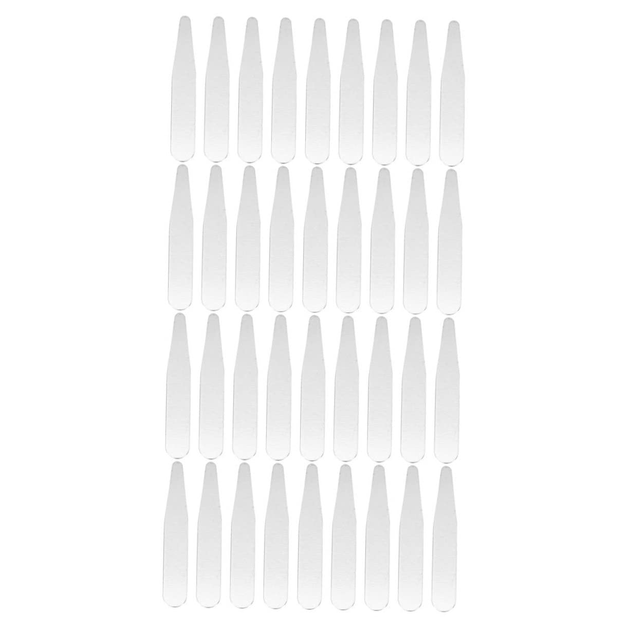 KESYOO 36pcs Metal Collar Stays for Men's Dress Shirts Stays for Shirt Collars 2.2 Inch