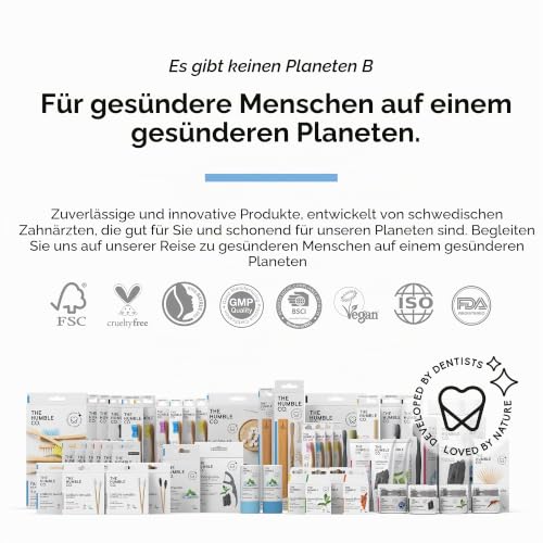 The Humble Co. Natürlich Zahnpasta mit Fluorid (1 x75ml) | Frische Minze | Umweltfreundlich, Vegan, Zuckerfrei… – Ansicht 3
