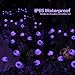 2PACK Scary Eyeballs Solar Garden Light Halloween Decorations Outdoor,Swaying Firefly with 12LED Purple Spooky Eyes Lights-Waterproof Ornaments Solar Halloween Lights for Lawn, Patio, Party Decor