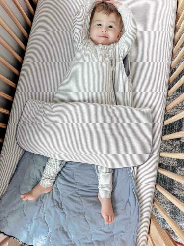 Image of GUNAMUNA gunamuna Unisex Baby, Toddler Wearable Blanket, Sleeping Bag Bamboo Rayon, Sleep Sack with Diaper Zipper, 1.0 TOG