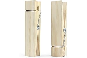 Jumbo Clothespin Bathroom Towel Holder