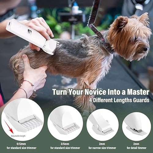 Tosatrice per Cani Professionale, 4in1 Rasoio IPX7...