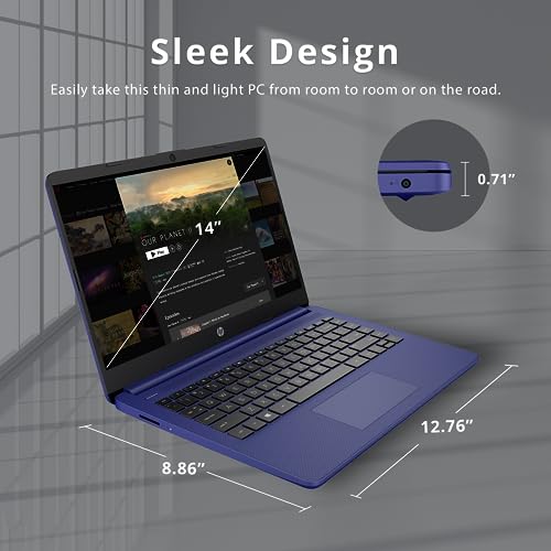 HP Stream 14 pulgadas HD Laptop Intel Celeron miniatura 7