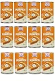 America's Finest | Pack of 12 | Pumpkin Puree - 100% Pure Pumpkin - 425g Tin