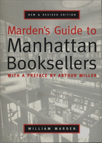 Marden's Guide to Manhattan Booksellers 1885492456 Book Cover