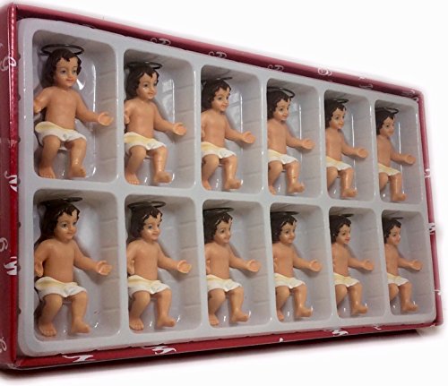 Alliance 3 Baby Jesus Figurine Statue Christmas Figurine Nio Dios Nativity 12 Pcs Set