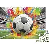 🌸【Une pièce mémorable】 : faites plaisir et défiez votre famille et vos amis en reconstituant cet incroyable puzzle de Soccer ball with paint 1000 pièces. Ramenez à la maison des heures de plaisir et de divertissement que tout le monde appréciera.