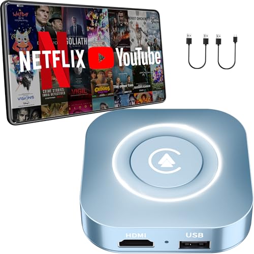 Netflix CarPlay Adapter, Magic Box YouTube Hulu Disney+ TikTok, Wireless CarPlay Adapter Only for Original Cars with Wired CarPlay and Android Auto -  KAMING