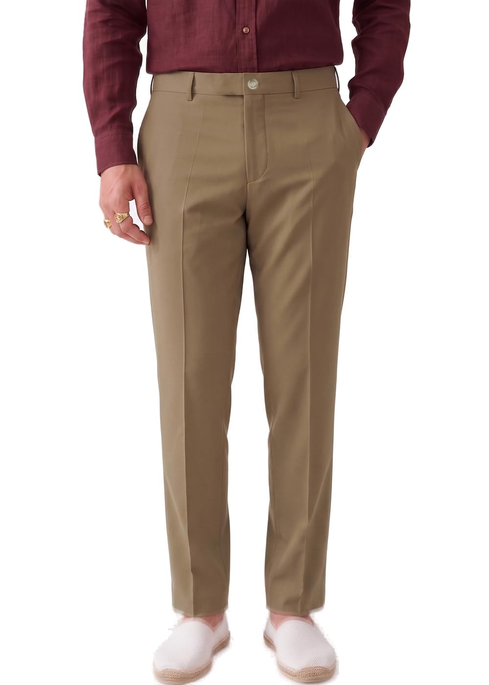 allen solly Men’s Casual Chino Pants | Soft Premium Cotton Stretch Fabric | Comfortable Fit-picture-48