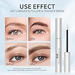 Natural Eyebrow Growth Serum To Grow Brows for Women, Fuller, Thicker, Longer Brows, 3ML Plant Extracts Enhancer, Visible Growth in 4 Weeks, Vegan & Cruelty-Free - Image 5