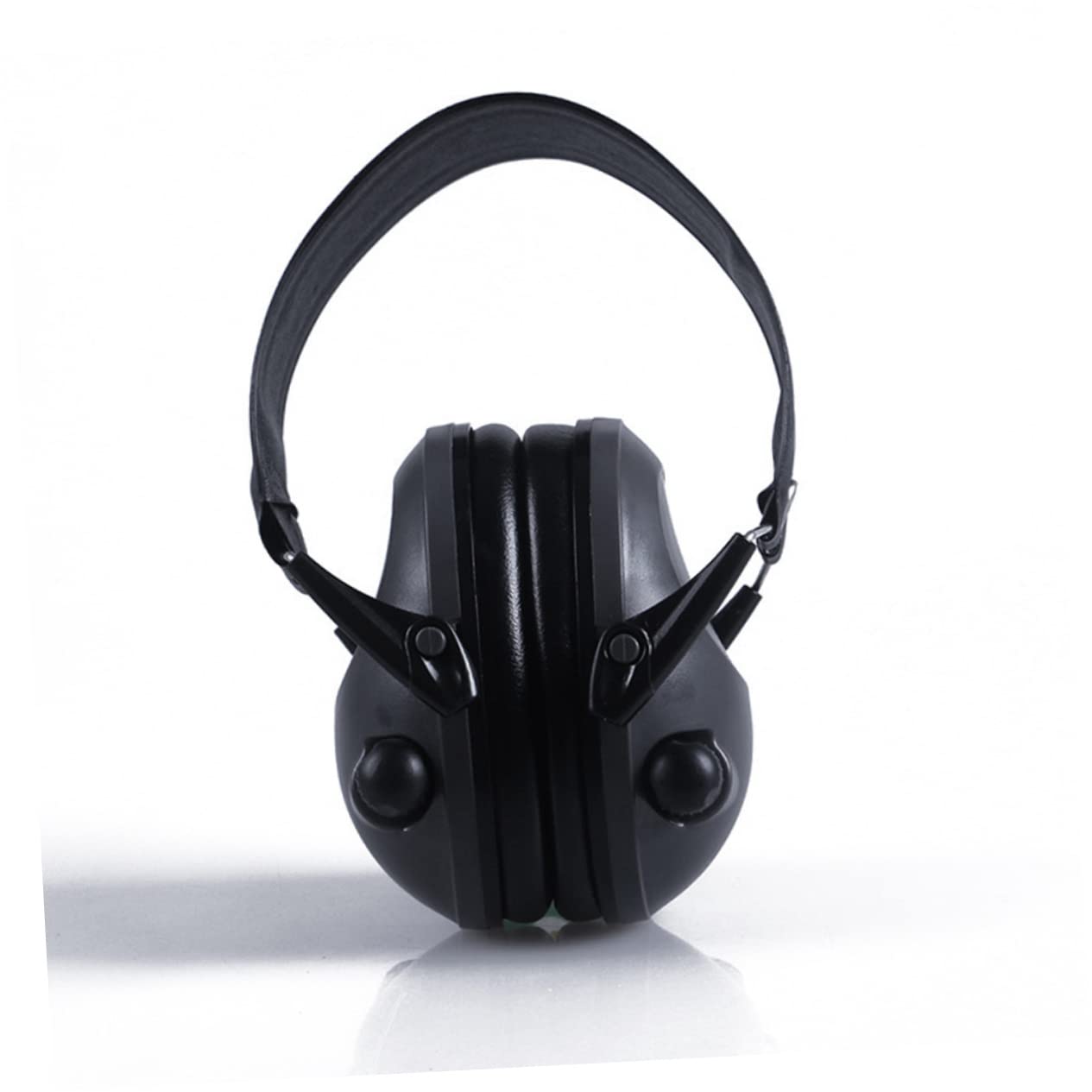 Orejeras Electrónicas Antiruido 21 Db Negras de Abs para Protección | Captación de Sonido, Uso en Tiro y Entorno Táctico, 1 Pieza, Diseño Inalámbrico Ajuste Cómodo