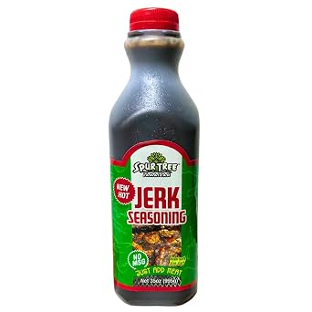 Spur Tree Jamaican Hot Jerk Seasoning 35 Oz | Authentic Caribbean Jerk Seasoning, All-Natural and Fresh Ingredients