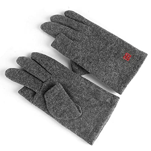 Guantes de medio dedo PooBa guantes cortaviento invierno hombres antideslizantes