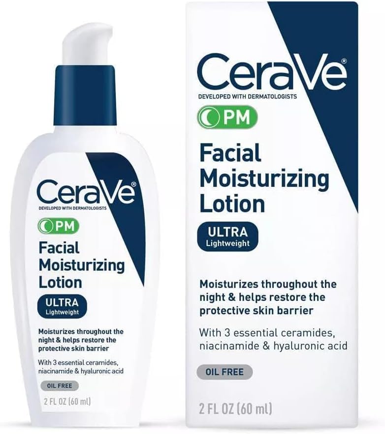 CeraVe PM Facial Moisturizing Lotion - 2oz/60 ml (Pack of 1)