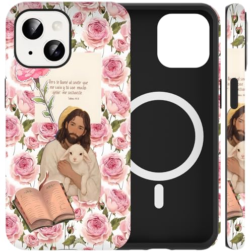 Coque chrétienne iPhone 14 / 13 MagSafe, le cadeau idéal avec verset biblique esthétique