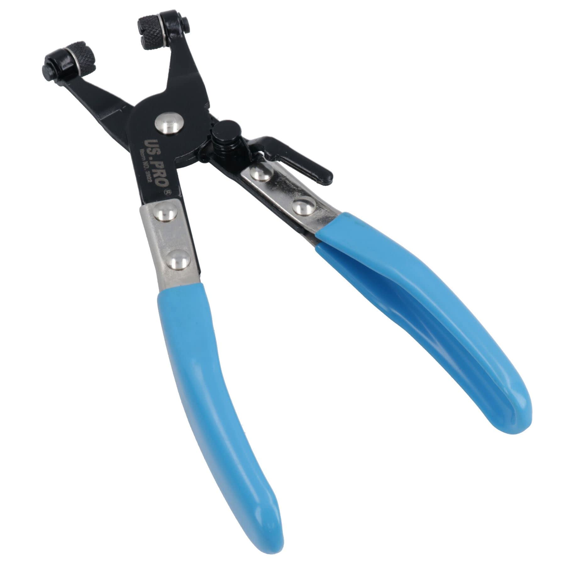 Straight Hose Clamp Removal Remover Pliers with Cross Slot Jaws Swivel Head
