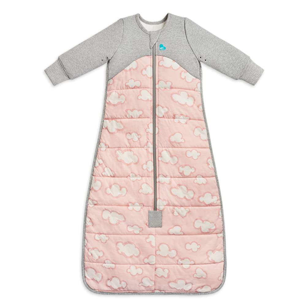Love to Dream Warm Baby Sleep Bag (6-18 Mo), Super Soft Temp Regulating Sleeping Sack, 2.5TOG Warm Wearable Blanket, Pink Love to Dream Warm Baby Sleep Bag (6-18 Mo), Super Soft Temp Regulating Sleeping Sack, 2.5TOG Warm Wearable Blanket, Pink
