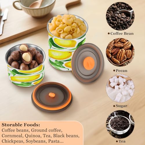Contenedor de almacenamiento para café al vacío Qilmy 17oz miniatura 6