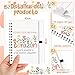 Imagen de Sinmoe 4 Piezas Regalo Maestra Infantil Gracias por Ayudarme a Crecer Llavero Maestro Marcapáginas Cuaderno Espiral Bolígrafo Regalo Original Profesora Primaria Graduación Guardería Profe Seño Niñera