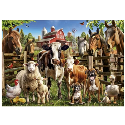 Educa Puzzle de 500 pièces pour Adultes | Les vilains Gens de la Ferme. Mesure: 48 x 34 cm. À partir de 19905 - vue 3