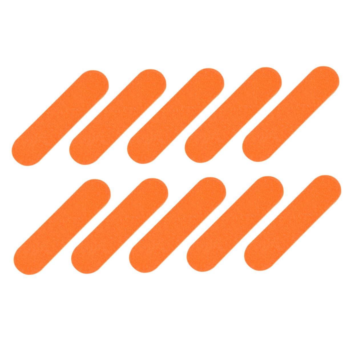 SHERCHPRY 100pcs Wooden Nail Files Double Sided Nail Buffing Tool for Manicure and Comfortable Ends for Art for Salons and Home DIY