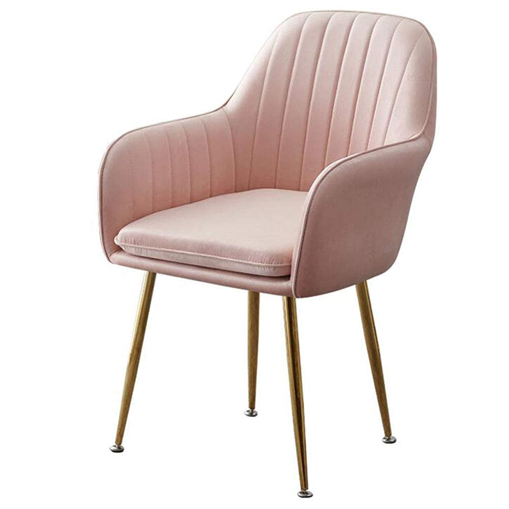 Chaise de salle à manger de style nordique rose 47x44x85 cm