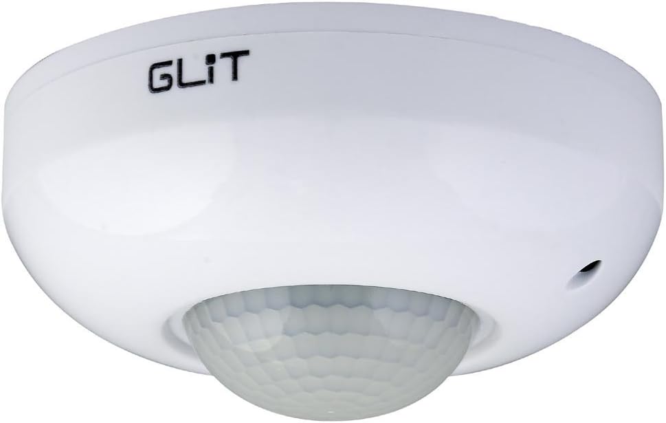 GLiT PIR Motion Sensor Plastic Ceiling Mount (White)