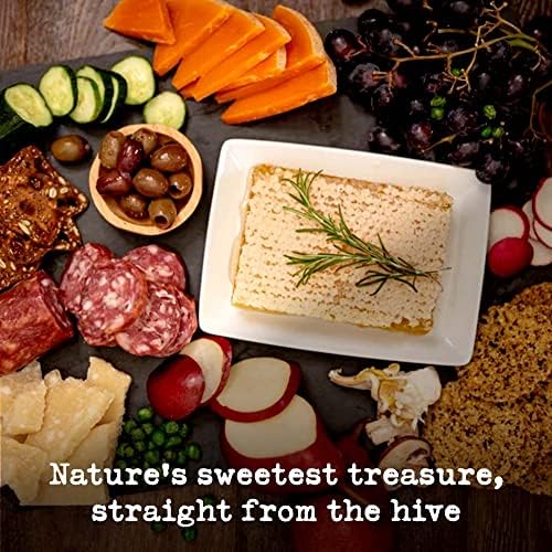 Savannah Bee Company Pure Raw Acacia Honeycomb - All Natural, Edible and Unfiltered Honeycomb - Mini 5.6 Ounce - Thumbnail 6