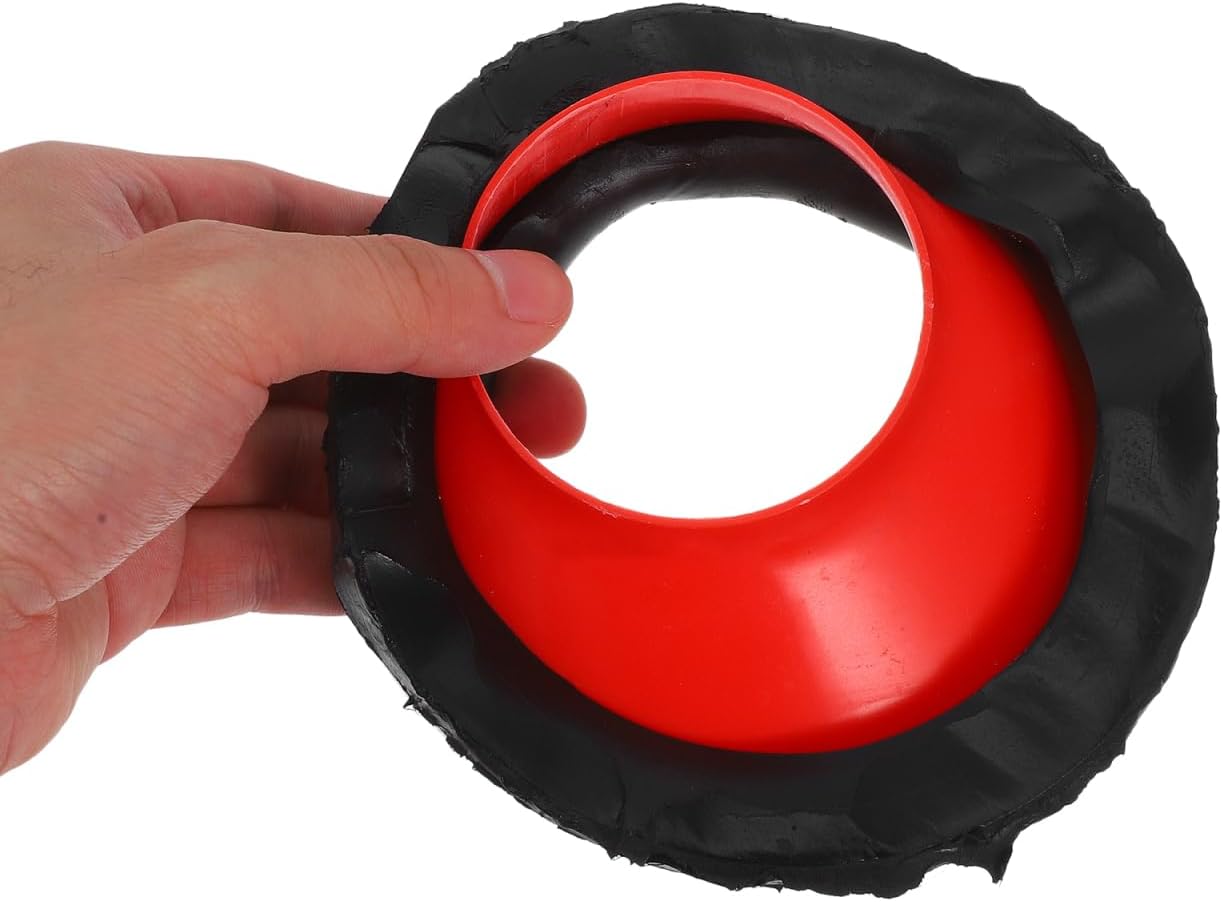 WOONEKY Wax Ring Toilet Seal Offset Toilet Flange Ring Leakproof Universal Fit Easy to Install