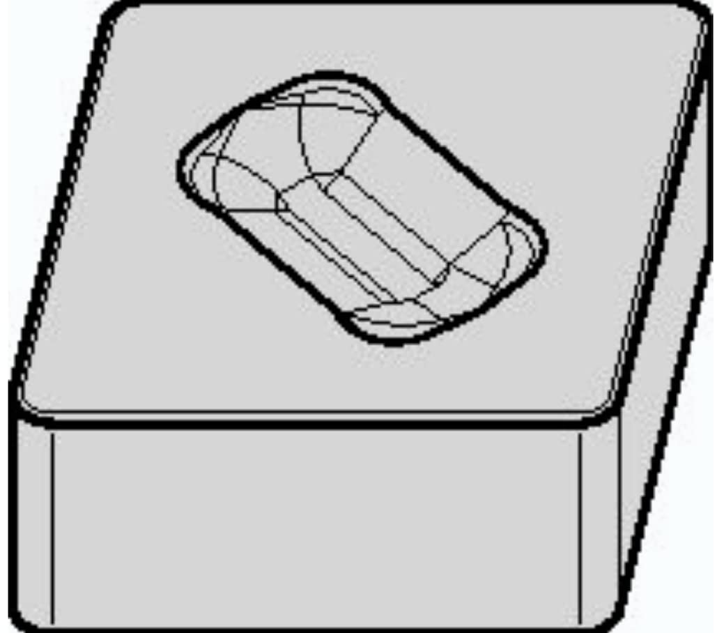 Insert de coupe CNMX WIDIA 12,7 mm en céramique de haute précision - 2