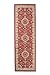 Produktbild Carpeto Orientteppich Läufer Teppich Rot 100 x 250 cm Medaillon Muster Kurzflor Verona Kollektion