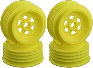 DE Racing Gambler Front Yellow Wheels (4Pcs) for 3/8