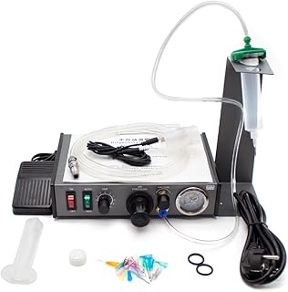 Jieotwice Auto Glue Dispenser Pneumatic Dispensing Controller Solder Paste Liquid Controller Dropper Fluid Dispense Doming Machine