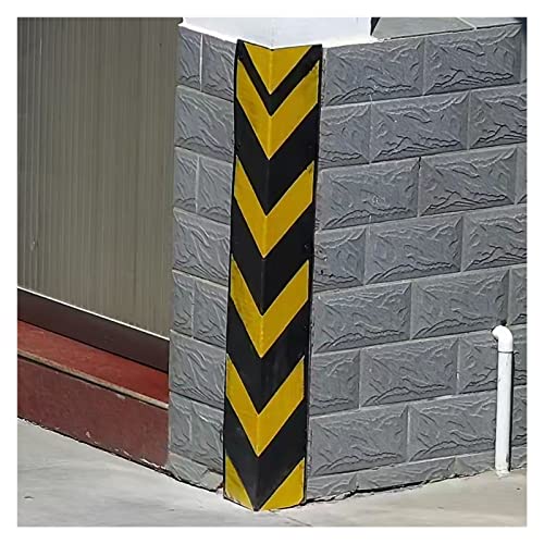 Rubber Corner Protector for Cars - Wall Guard for Parking Garages, Anti-Scratch Edge Protectors, Reflective Elevator Corner Guards, 1cm Thick, Durable Safety Solution