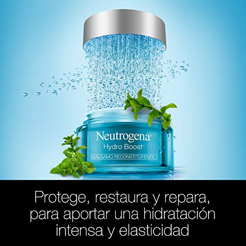 Neutrogena Hydro Boost Bálsamo Reconstituyente con Ácido Hialurónico, Hidratante Facial para Piel Seca, 50 ml - Imagen 3